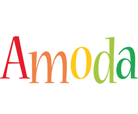 Amoda birthday logo