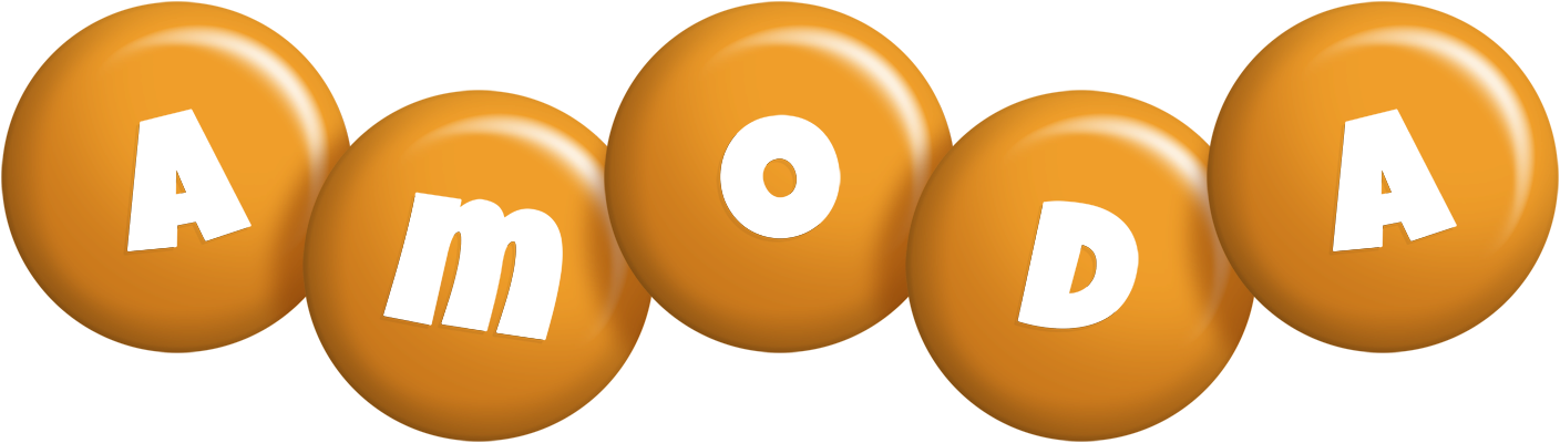 Amoda candy-orange logo
