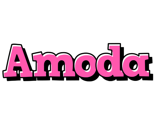 Amoda girlish logo