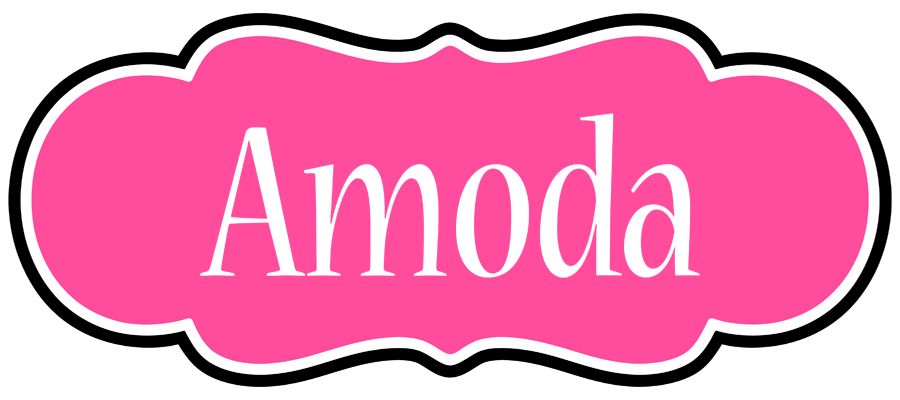 Amoda invitation logo