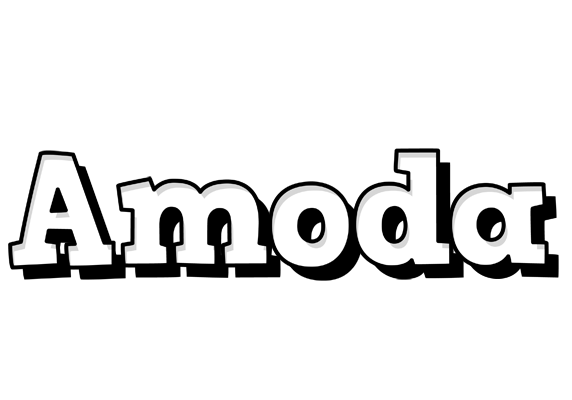 Amoda snowing logo