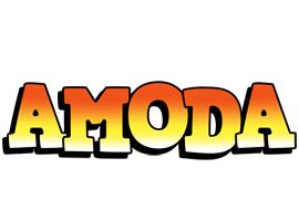 Amoda sunset logo