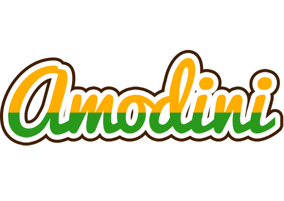 Amodini banana logo