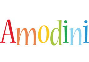 Amodini birthday logo