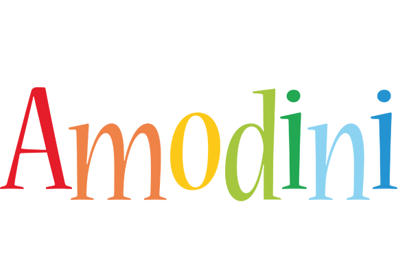 Amodini birthday logo