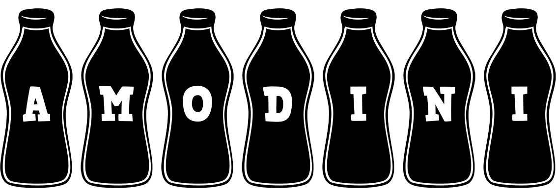 Amodini bottle logo