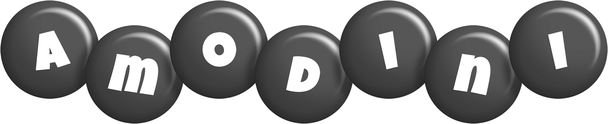 Amodini candy-black logo