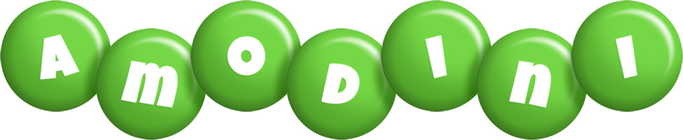 Amodini candy-green logo