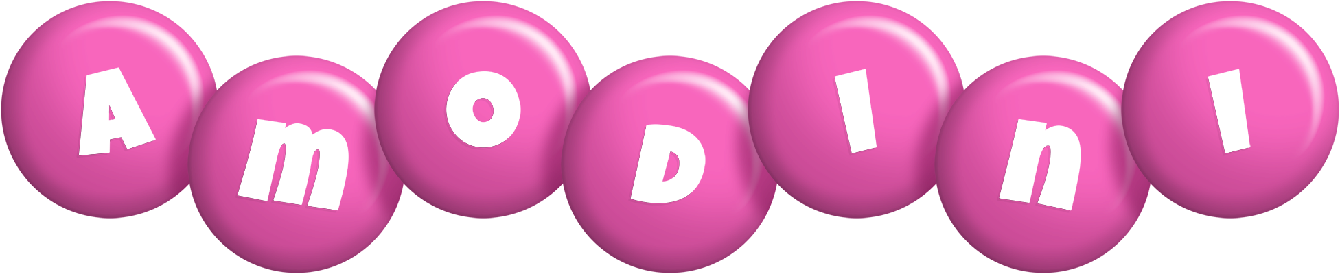 Amodini candy-pink logo