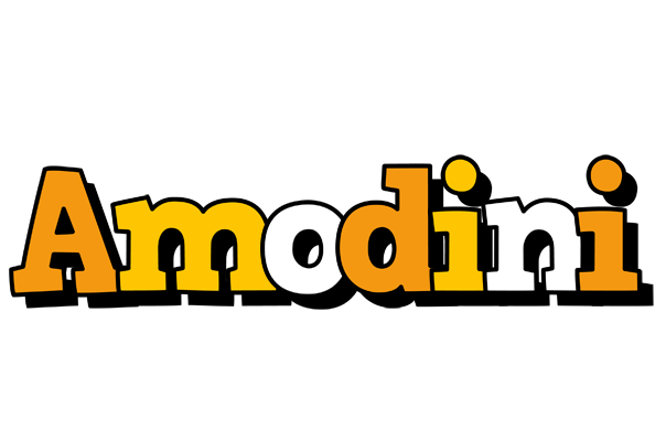 Amodini cartoon logo