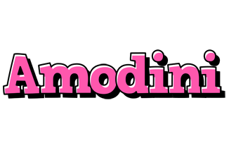 Amodini girlish logo