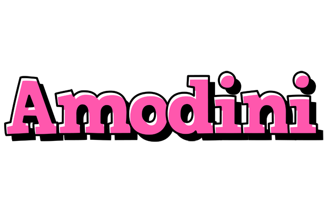 Amodini girlish logo