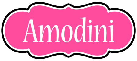 Amodini invitation logo