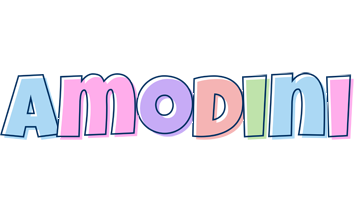 Amodini pastel logo