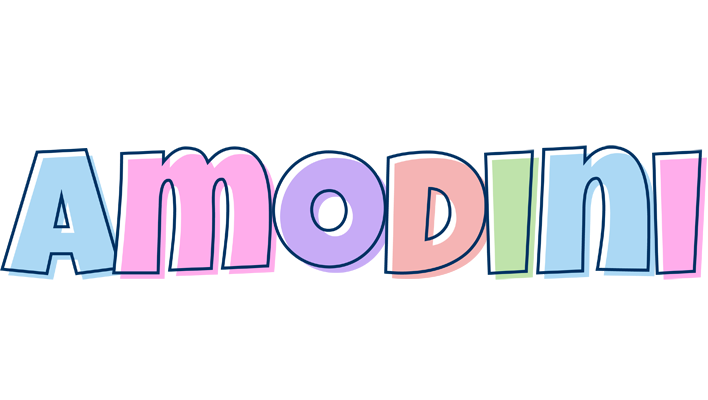 Amodini pastel logo