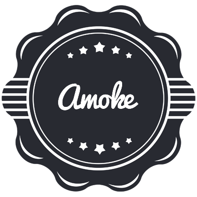 Amoke badge logo