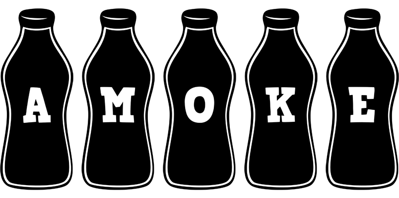 Amoke bottle logo