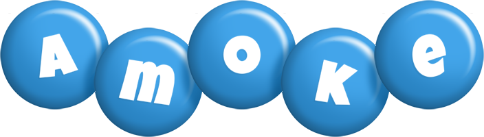 Amoke candy-blue logo