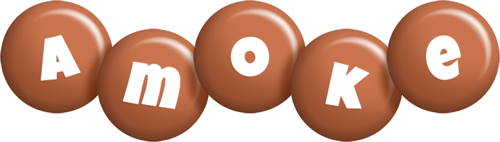 Amoke candy-brown logo