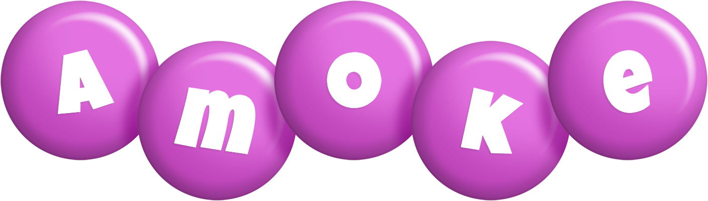 Amoke candy-purple logo