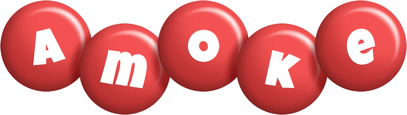 Amoke candy-red logo