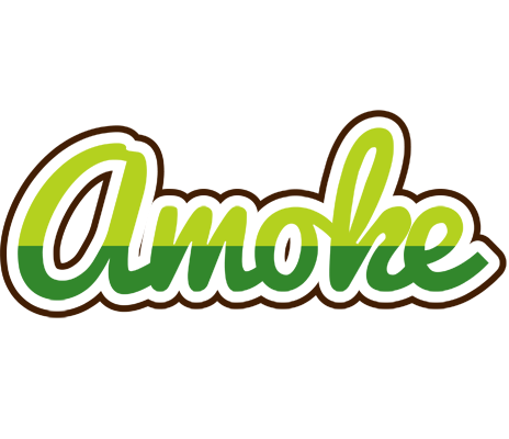 Amoke golfing logo