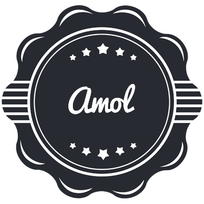 Amol badge logo
