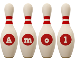 Amol bowling-pin logo