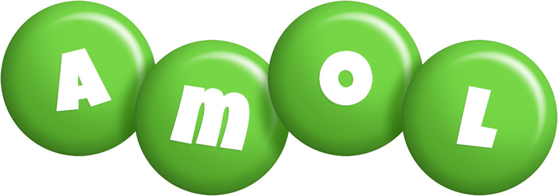 Amol candy-green logo