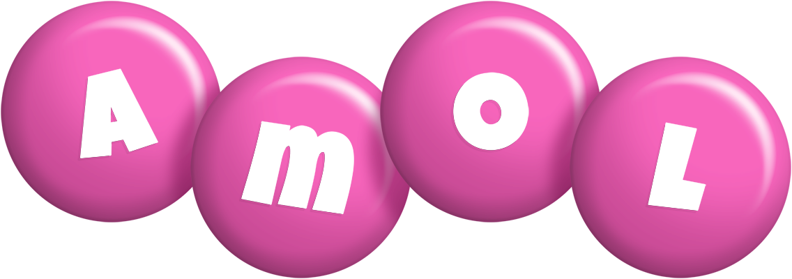 Amol candy-pink logo
