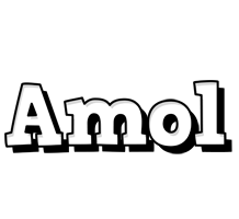 Amol snowing logo