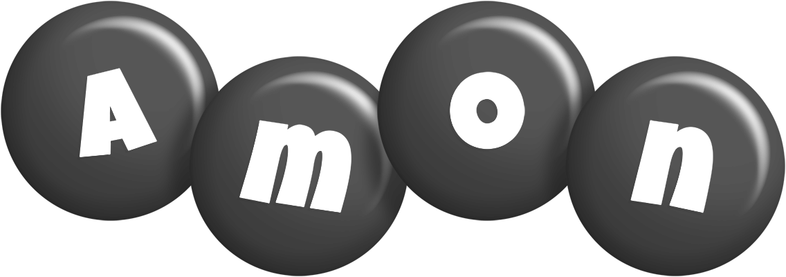 Amon candy-black logo