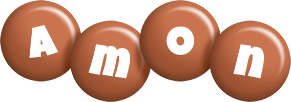 Amon candy-brown logo