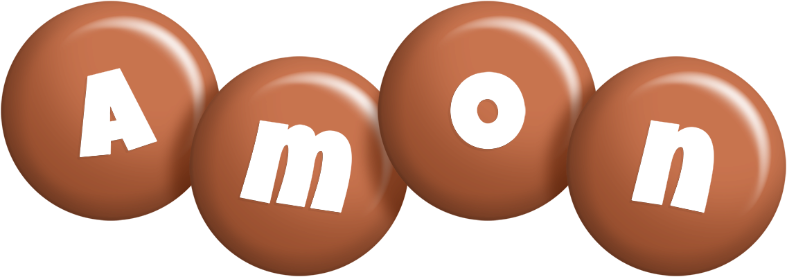Amon candy-brown logo