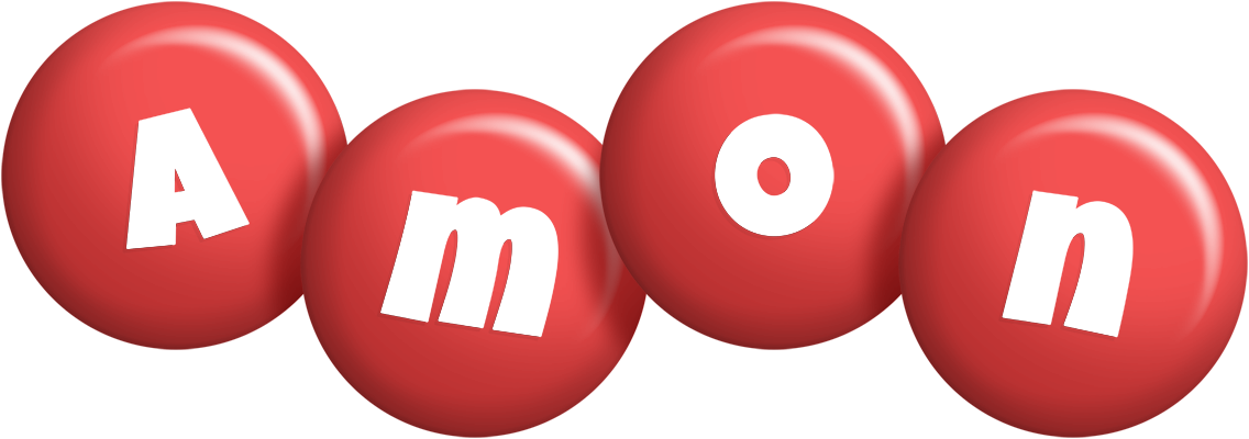 Amon candy-red logo