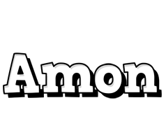 Amon snowing logo