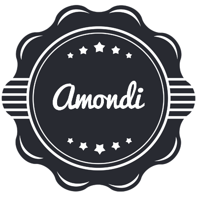 Amondi badge logo