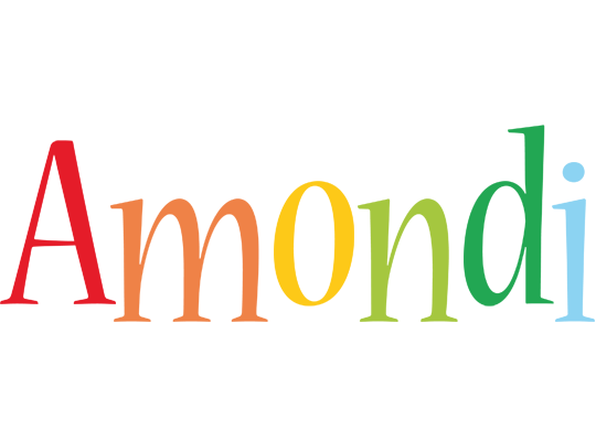 Amondi birthday logo