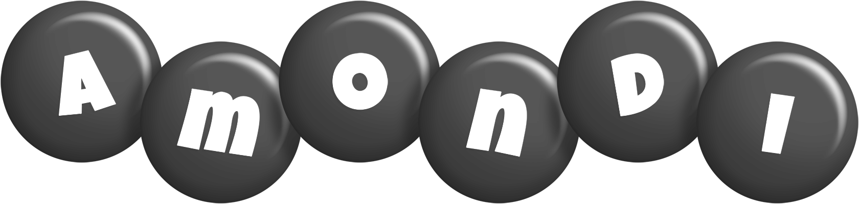 Amondi candy-black logo