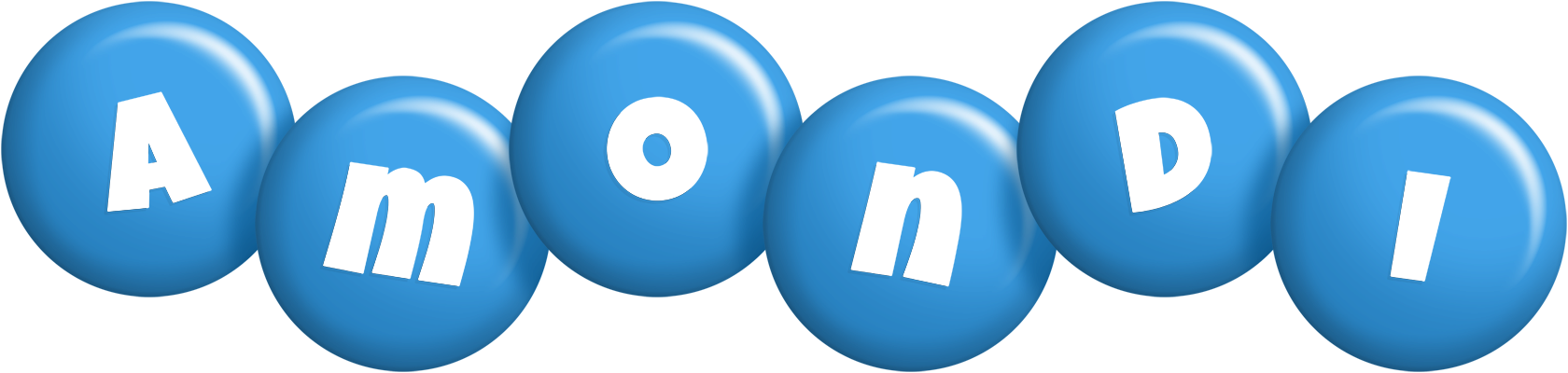 Amondi candy-blue logo