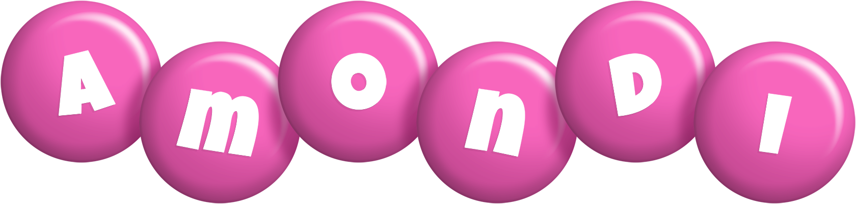 Amondi candy-pink logo