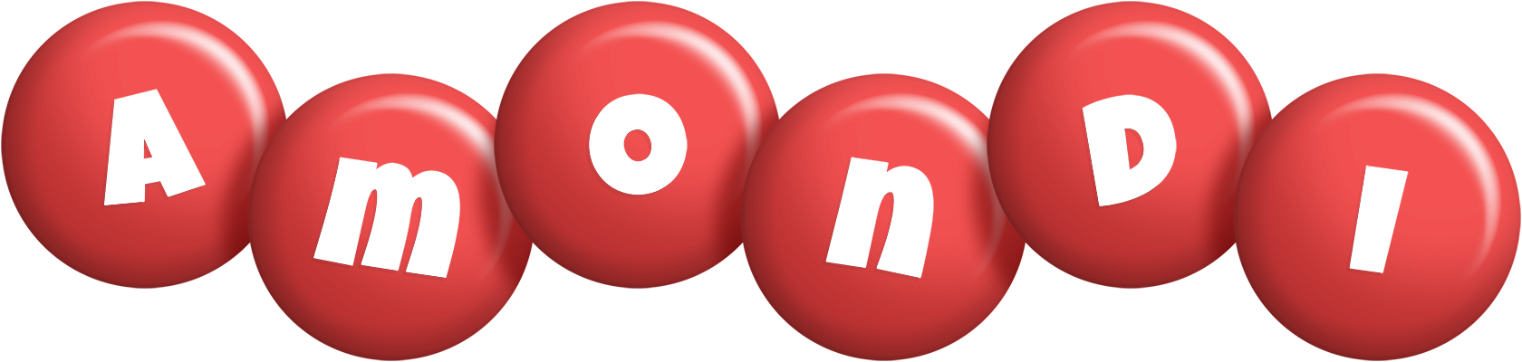 Amondi candy-red logo