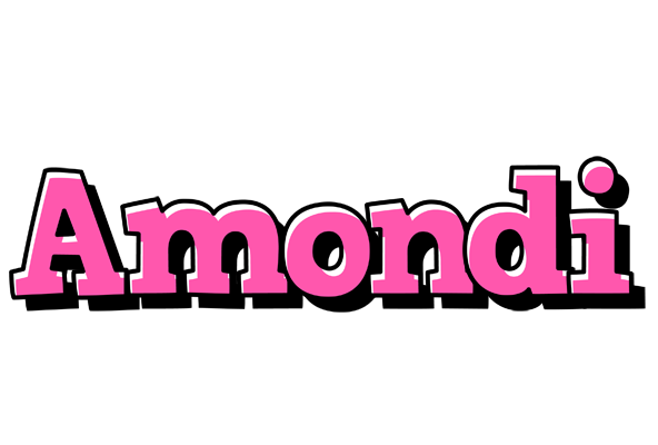 Amondi girlish logo