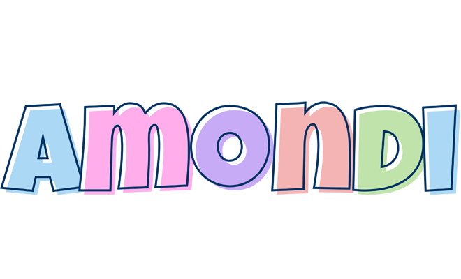 Amondi pastel logo