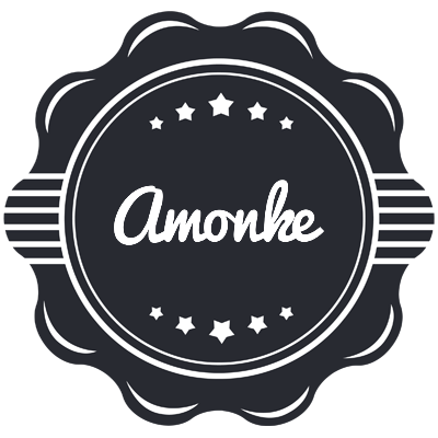 Amonke badge logo