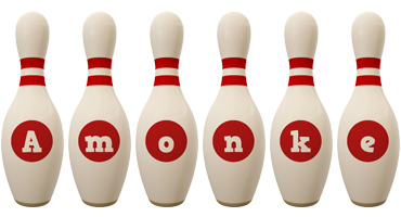Amonke bowling-pin logo