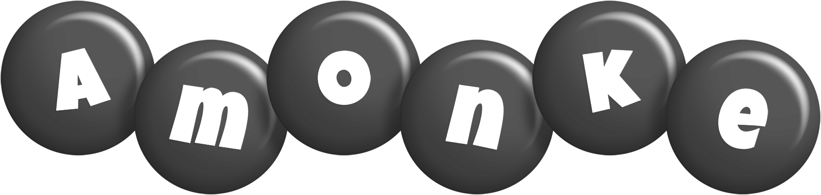 Amonke candy-black logo