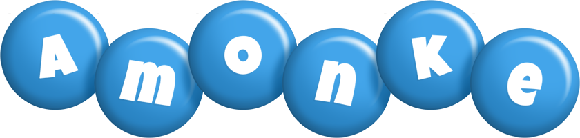 Amonke candy-blue logo