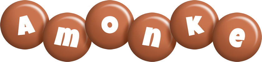Amonke candy-brown logo