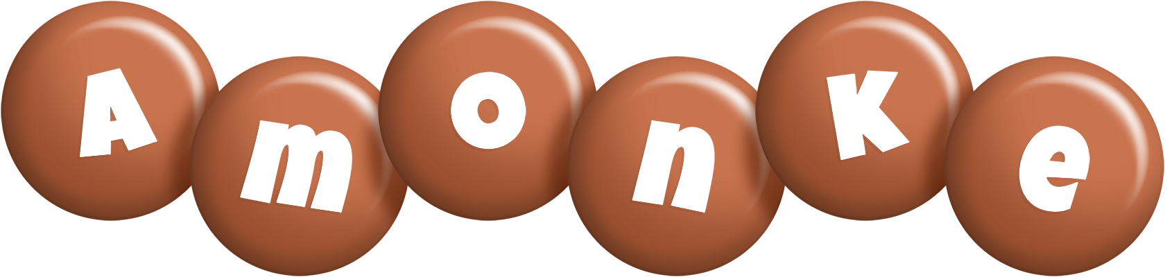 Amonke candy-brown logo